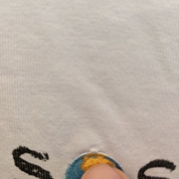 𝅺STELLA McCartney "we are the weather" white t-shirt size 12(48) in VGUC - Picture 3 of 6